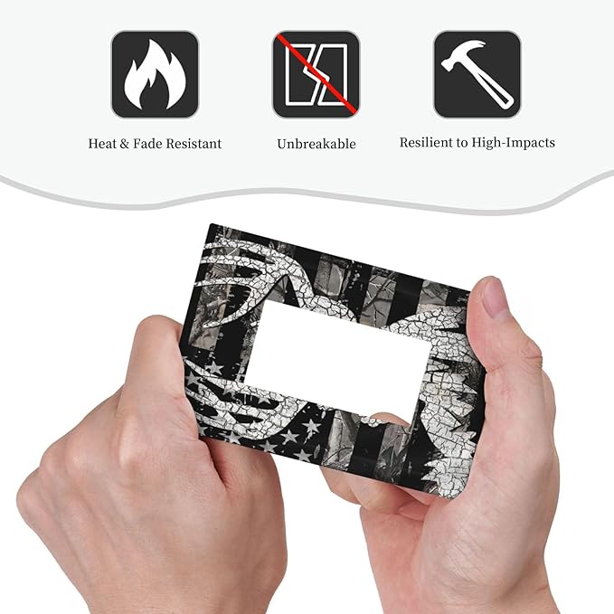 American Flag Forest Antler Deer Elk 1 Gang Rocker/Decora Outlet Light Switch Wall Plate Cover Faceplate Decorative Switchplate Kitchen Home Bedroom Decorate
