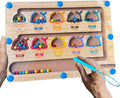 Wooden Alzheimer's Supplies for Seniors- Color and Number Matching Maze Board Suitable for Parkinson's Patients and Alzheimer's Patients - a Brain-Training Sensory Cognitive Maze Board