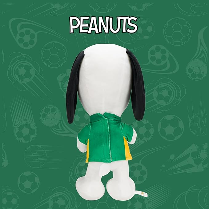 Peanuts Snoopy Soccer Plush Cuddle Pillow Buddy, Kids Bedding Super Soft Sports Pillow, 17" Tall, 2026 World Soccer Tournament (Officially Licensed Product) by Franco Collectibles