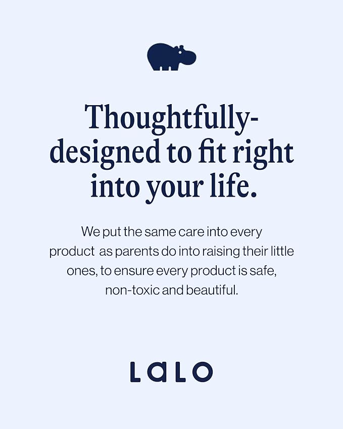 Lalo Big Bites Kids Dinnerware Full Set - Dishwasher Safe, BPA Free, Kids Tableware Set - Includes Stackable Bowl, Plate, Utensils & Cup - 7 Pieces - Oatmeal