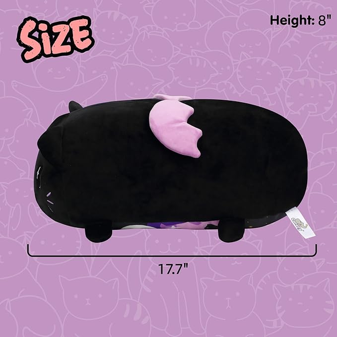 Cuteoy 17.7" Cat Stuffed Animal Plush Pillow Soft Comfortable Plushies Large Throw Body Pillow Sleeping Plush Toy for Girls Boys Birthday