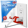 Lock Socket 3 Prong Outlet Lock -RED - Anti Theft Locking Device to Secure Three Pronged Plugs to The Outlet with a Security Screw.Way to Prevent Unplugging. Made in USA