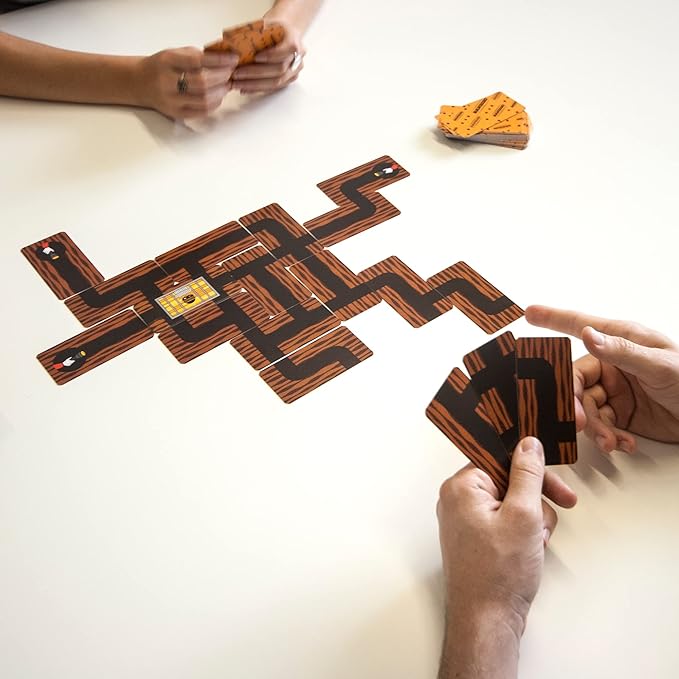 Bandido Card Game - Cooperative Strategy and Route Building Fun! Fun Family Adventure Game for Kids & Adults, Ages 6+, 1-4 Players, 15 Minute Playtime, Made by Helvetiq