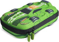 rockpapa Large-Capacity Sports Racing Car Pencil Case, Pencil Box, Storage Box for School Students Boys Teens Kids Girls Green