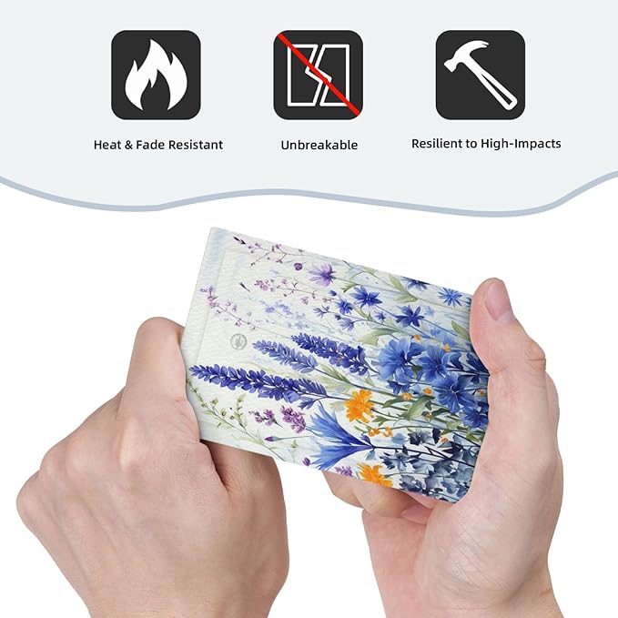 Light Switch Cover Lavender Watercolor Wildflowers Colorful floral Decorative Switch Plates 1 Gang Blank No Device Outlet Covers Electrical Wall Plates for Bathroom Bedroom Decor