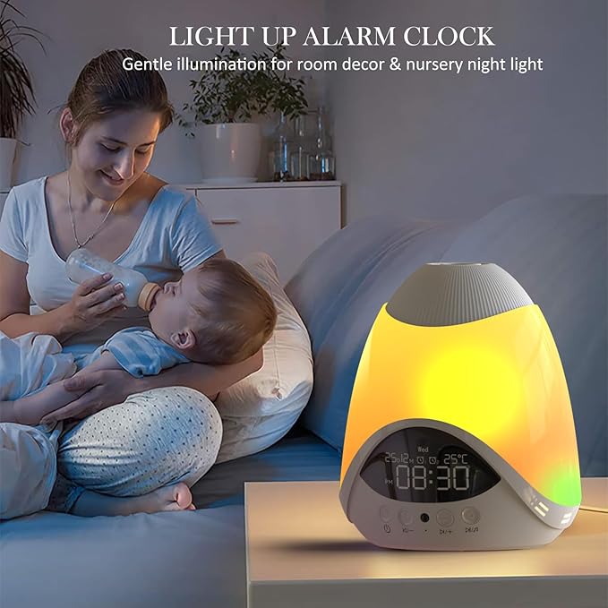 Star Projector for Bedroom,Night Lights for Kids,16 Color Dimmable Night Light,Nightstand Lamp with Remote,Alarm Clock,White Noise,Bluetooth Speaker Lighting for Gifts Girls,Boys,Adults,Party,Holiday