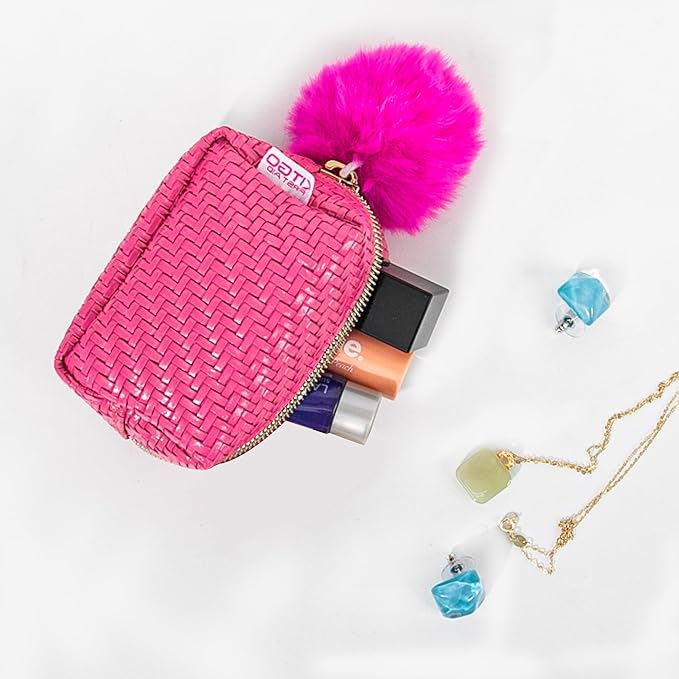 Kitgo Mini First Aid Emergency Clutch Kit -Mother Day Gift Compact Safety Pouch Party Bag with 27 Essential Items for Girl Lady Mother Wife Nurse for Girl Lady Mother Wife Nurse