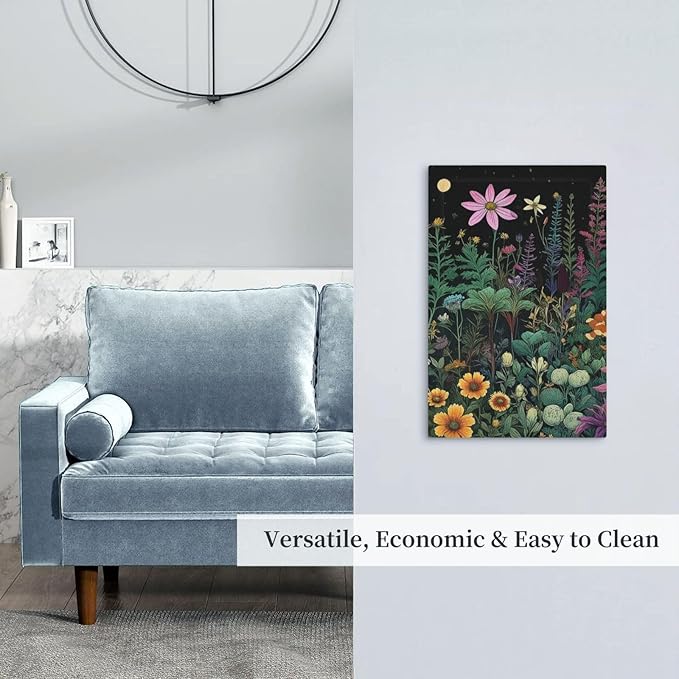 Decorative Light Switch Cover Plate Brainstorming Sketches of Weeds Wildflowers Plants 1 Gang No Device Single Blank Outlet Covers Wall Plate Cover Electrical Face Plate