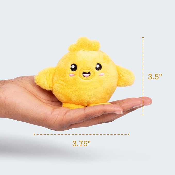 Emotional Support Chickies by Relatable, Cuddly Stuffed Animals and Toys, Squishy Toys and Plushies, Great Gift Ideas for Loved Ones of All Ages, Includes 5 Plushies with Carrying Basket