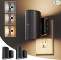 L LOHAS LED Night Light, Dimmable Night Lights Plug into Wall,2 Pack 3CCT Nightlight for Kids,180° Rotatable, 3000K/4000k/5000K Adjustable Night Lights with Dusk to Dawn Sensor for Bedroom Bathroom