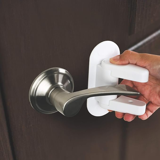 Door Lever Lock Child Proof Doors & Handles, Adhesives - Child Safety By Tuut (6 Pack)