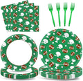 100 Pcs Football Party Plates Napkins Sports Rugby Party Decorations Disposable Paper Supplies Football Dessert Cake Dinnerware Tableware Football Theme Boys Baby Shower Birthday Party Favor Serves 25