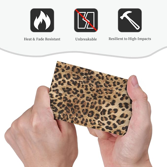 Classic Leopard 1 Gang Light Switch Cover No Decive Blank Wall Plate Decorative for Teen Kids Boys Bathroom Home Bedroom Art Panel Decorate 5" x 3