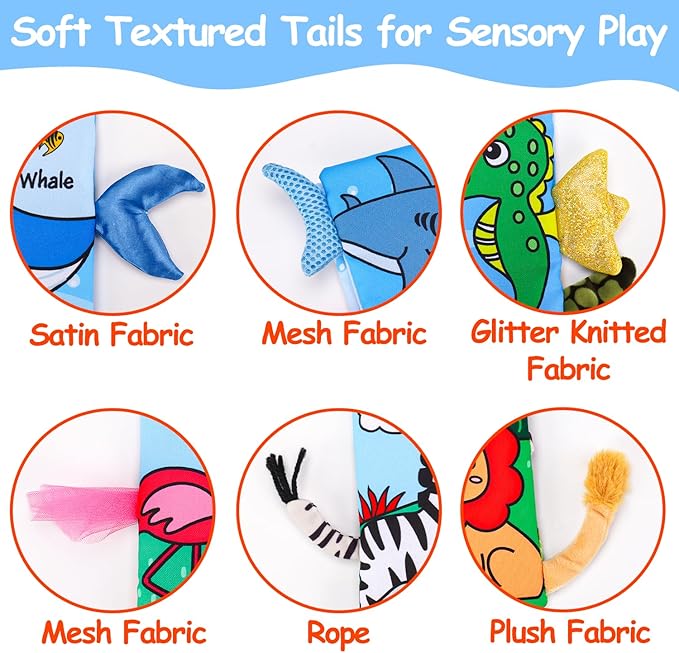 2PCS Baby Books Toys 0-6 Months Infant Tummy Time Sensory Travel Toys 3 4 5 6 Month Crinkle Touch Feel Busy Soft Book for Babies 0-3 3-6 6-12 Months Newborn Essentials Must Haves Boy Girl Shower Gifts