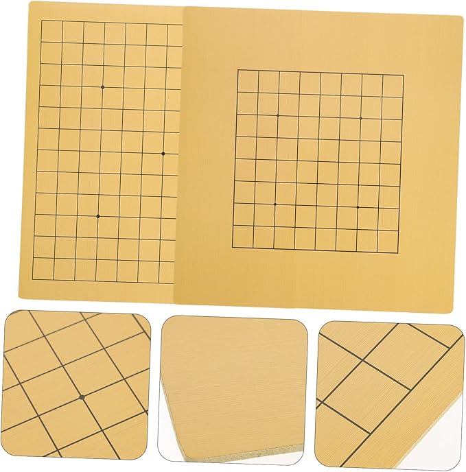 2PCS Portable Wooden Game for Boys and Girls and Adults Double-Sided Folding Chessboard for Travel and Family Entertainment