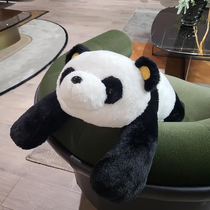 FoxVilla 4lbs Panda Weighted Stuffed Animals, 24 inch Weighted Plush Stuffed Animals for Adults, Cute Soft Weighted Plush Throw Animal Pillow Toy, Birthday Gifts for Adults Kids
