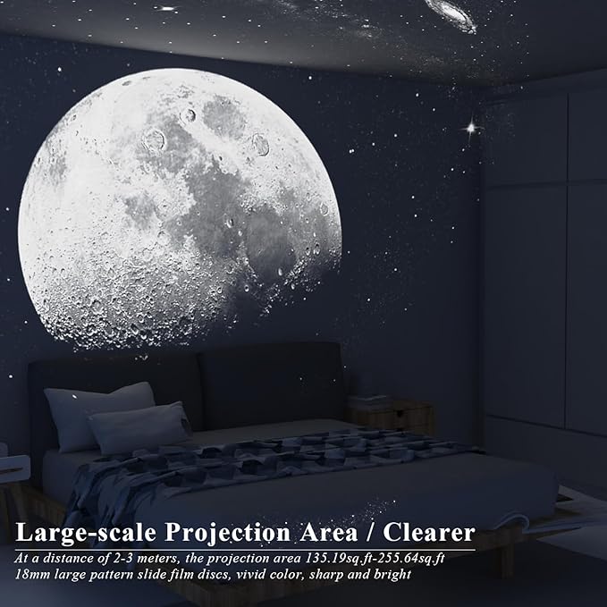 Galaxy Projector Pro for Bedroom Sound Machine, 13 in 1 Planetarium Projector Pro with White Noises, Bluetooth Speaker, Remote, Night Light Christmas Gifts for Teens Girls Boys Kids Adults