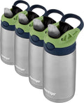 Contigo AUTOSPOUT Camping Hydration Thermal Bottle 1 Count(Pack of 1) Blueberry/Green Apple (Pack of 4)