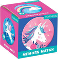 Mudpuppy Unicorn Magic Mini Memory Matching Game – Memory Game for Kids Ages 3 and Up, Makes A Great Gift Idea, 2.75” Mini Storage Cube Is Ideal for On-The-Go Fun