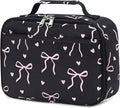 LOIDOU Lunch Box for Kids Boys Girls Insulated Lunch Bag Thermal Meal Tote Reusable Lunch Pail Bags for School Travel (Bow Tie Black)