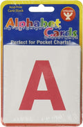 Hygloss 30-Pk Alphabet Flashcards – Uppercase Letters 3" x 3" White Cards – Literacy Learning Card Kit