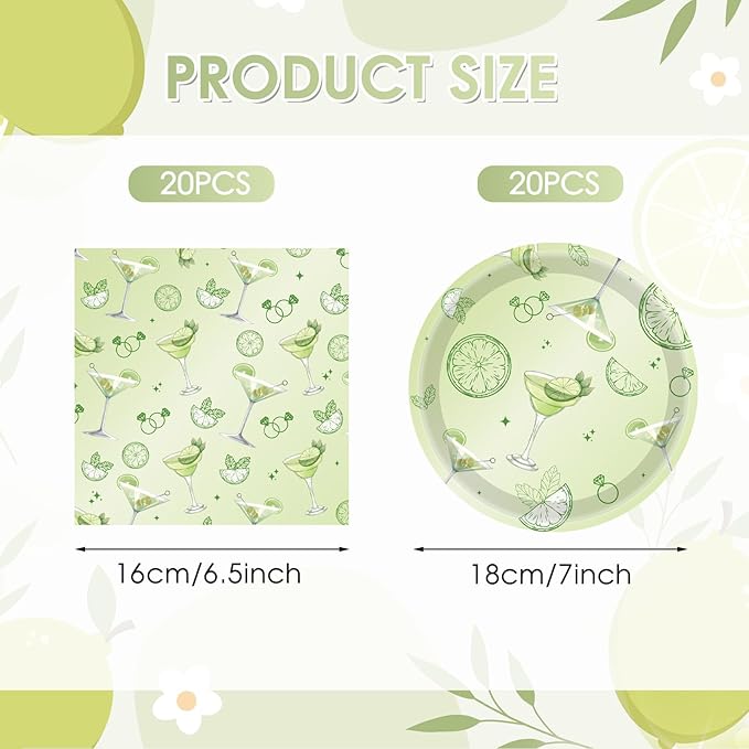 40PCS A Tiny Bit Older Birthday Decor Martini Themed Bachelorette Disposable Plates and Napkins Martini Party Decorations for Bridal Shower Engagement Bachelorette Party Supplies