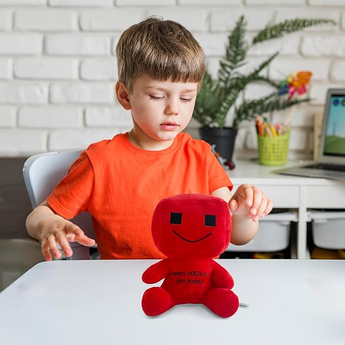 Forsaken Cool Kid Red Plush Toy – Soft Red Character Plush Stuffed Animal, Cute Forsaken Game Collectible Plushie Gift for Kids and Gamers
