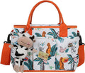 Universal Stroller Organizer with Double Bottle Holder, Fits For All Baby Strollers,6 Colors, Big Capacity (Giraffe)