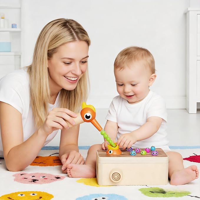 Montessori Toys for Boys and Girls Aged 2-4, Toddler Fine Motor Skills Learning Toys