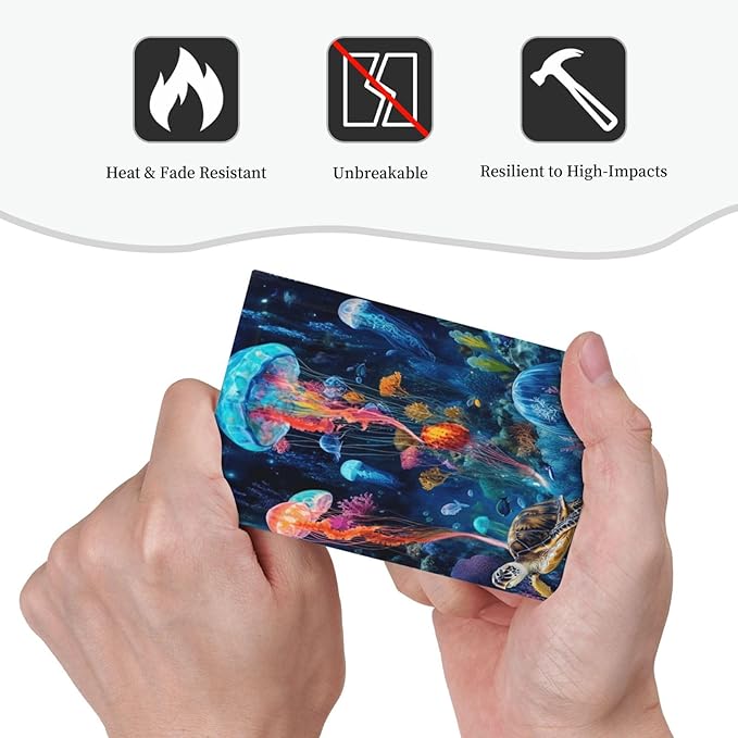 Jellyfish Sea Turtle Fantasy Ocean Coral Underwater World Light Switch Cover Plate 1 Gang No Device Blank Electrical Wall Plates Faceplate Decorative Switch Plate for Nursery Kids Room Decor