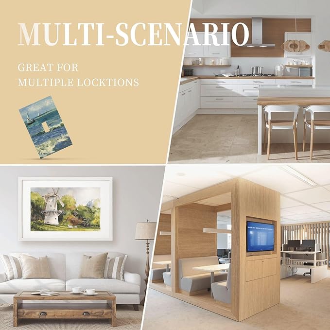 Nautical Ocean Waves Sailboat Painting Blue Sky Decorative Light Switch Cover 1 Gang Single Toggle Device Electrical Faceplate Switchplates Decorator Outlet Wall Plate for Bathroom Bedroom Decor