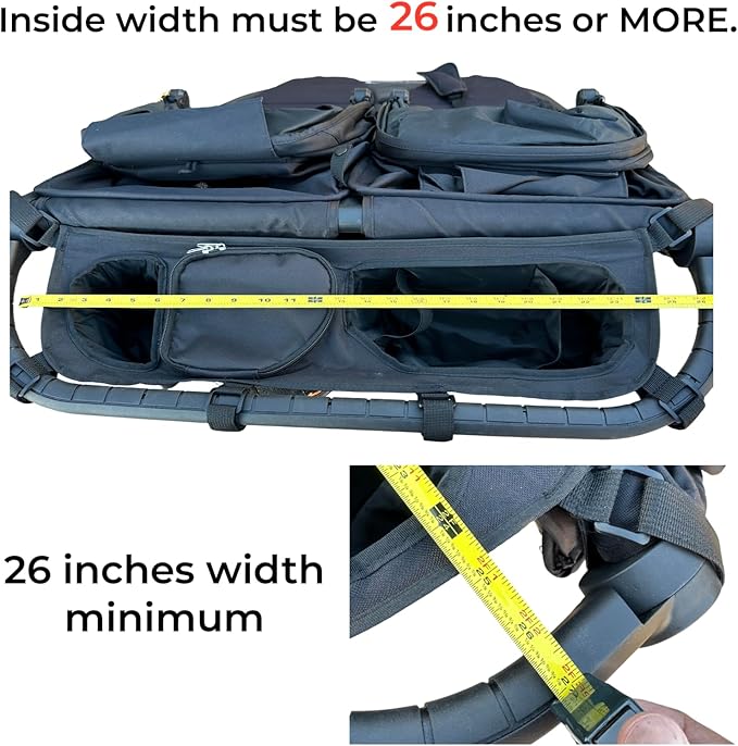Double Stroller Organizer for Bob Duallie and Baby Jogger City Mini GT With Purse and Insulated Pocket.