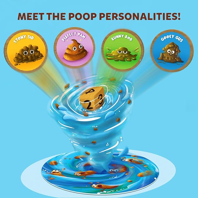Skillmatics Card Game - Poop Wars, Fun & Fast-paced Game of Strategy, Party Game for Kids, Girls & Boys Ages 6, 7, 8, 9 & Up