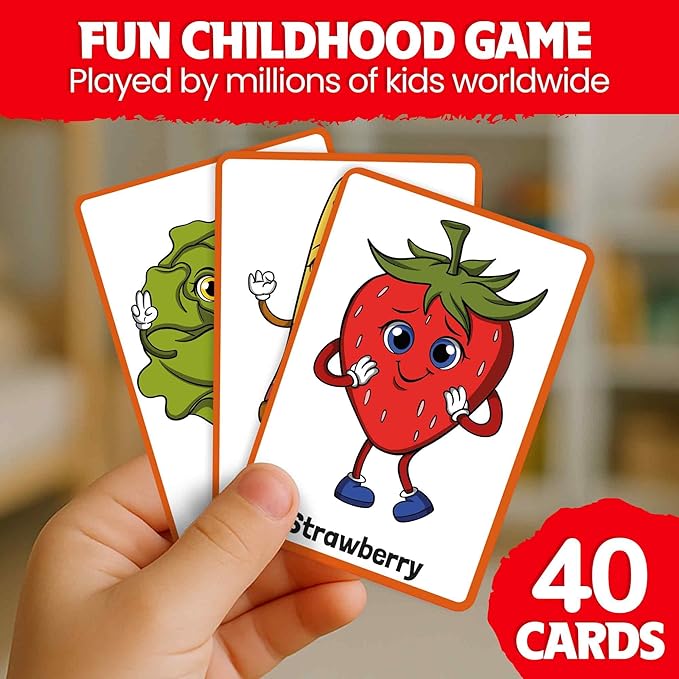 QUOKKA Memory Games for Kids Ages 4–8 – Fun Family Game with Cute Characters, Perfect for Travel, Playdates, Family Time – Educational & Engaging Playing Cards for Kids, Easy to Learn, Fast to Play