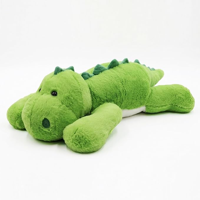 FoxVilla Weighted Stuffed Animals, Large Weighted Plush Stuffed Animals for Adults, Cute Soft Weighted Plush Throw Animal Pillow Toy, Birthday Gifts for Adults Kids (Dinosaur, Large)