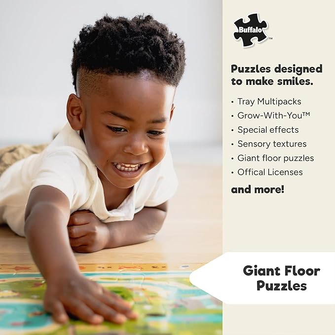 Buffalo Games - Star Wars - The Mandalorian and The Child - 100 Piece Jigsaw Puzzle for Families -Challenging Puzzle Perfect for Game Nights - Finished Size is 15.00 x 11.00