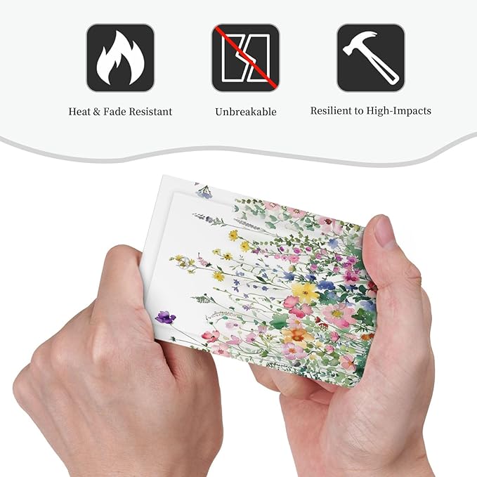 Light Switch Cover Plate Boho Colorful Flowers Plant Rustic Wildflower 1 Gang No Device Blank Electrical Wall Plates Faceplate Decorative Switch Plate for Bed Room Bathroom Decor