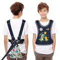 Safety Walking Harness for Big Kids 6-12, Anti-Elopement Vest Harness for Autism Special Needs ADHD, Reflective Leash with Handle for Autistic, Active Children, Adjustable Tether for Travel and Crowds