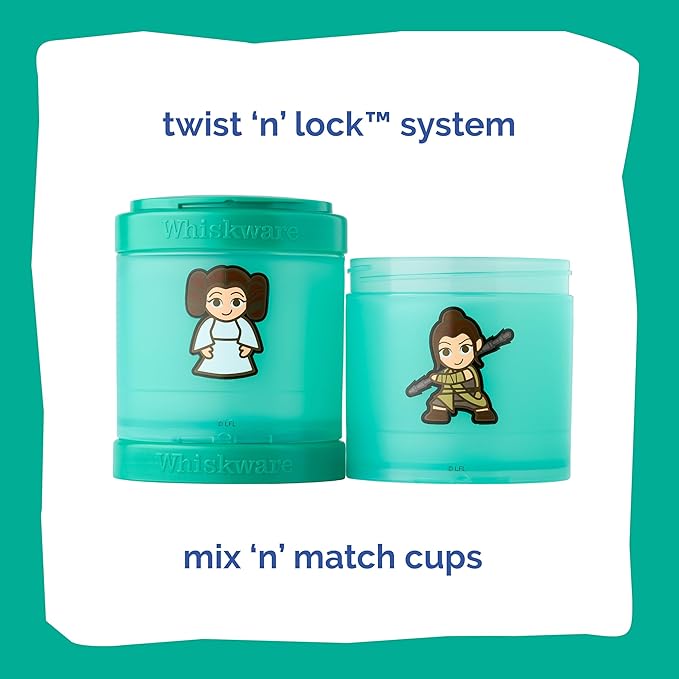 Whiskware Star Wars Stackable Snack Pack, Leia & Rey
