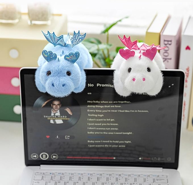 PEACH CAT Dragon Plush Cute Dragon Stuffed Animal Small Plushies Toys Gifts for Kids Blue