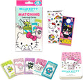 Hello Kitty Educational Memory Card Game Set - Matching Flash Cards with Stickers | Learning Toys for Kids