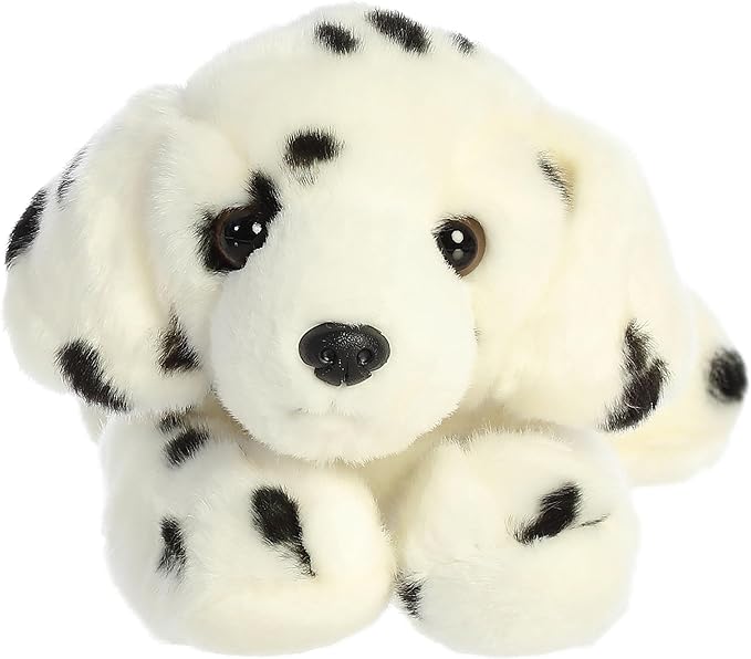 Aurora® Adorable Flopsie™ Domino™ Stuffed Animal - Used to Create Imaginative Play Adventures - Perfect for Birthdays, Kids and Adults, All Ages - White 12 Inches