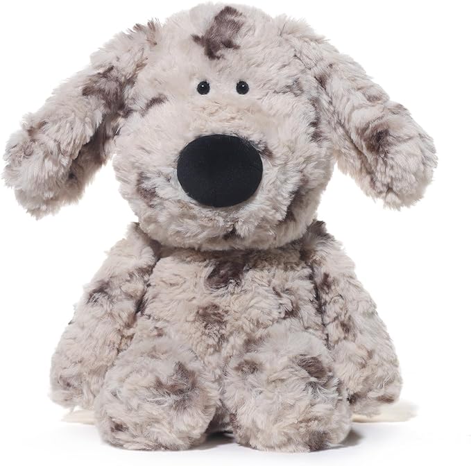 Dog Stuffed Animals Adorable Dalmatian Plush Toys 11.8 inches Soft and Comfort Dog Plush Toy Gift for Kids, Gray