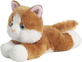 Aurora® Adorable Mini Flopsie™ Sunshine Tabby™ Stuffed Animal - Mini Companions Ready for Playful Adventures - for Kids All Ages, Toddlers, Adults, and Families - Brown 8 Inches