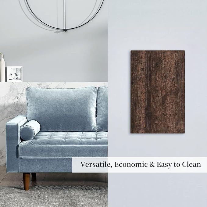 Light Switch Cover Plate Rustic Brown Wood Plank Retro Wooden Board 1 Gang Blank No Device Decorative Outlet Covers Electrical Wall Plate Switchplate for Farmhouse Home Decor