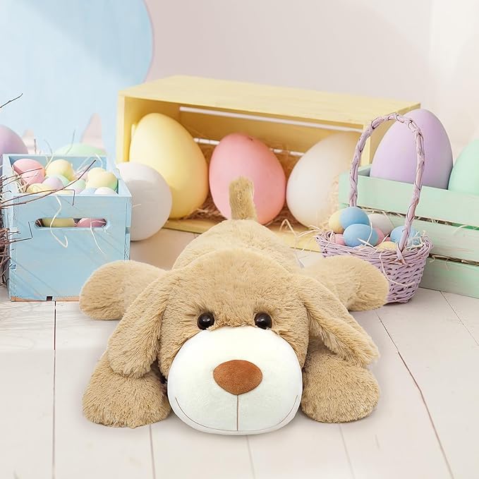 MorisMos Giant Golden Retriever Stuffed Animal 31" Large Stuffed Dog Plush Pillow, Soft Floppy Puppy Stuffed Animal Plush Toy for Kids & Adults, Cute Hugging Dog Plush for Birthday Chirstmas Gift