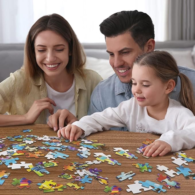 HUADADA Jigsaw Puzzles for Kids 100 Pieces, Underwater Floor Toys Montessori Learning Education Activities Birthday Gifts for Toddlers Boys Girls Ages 5 6 7 8+ Years Old (15"x10"), 1:1 Poster