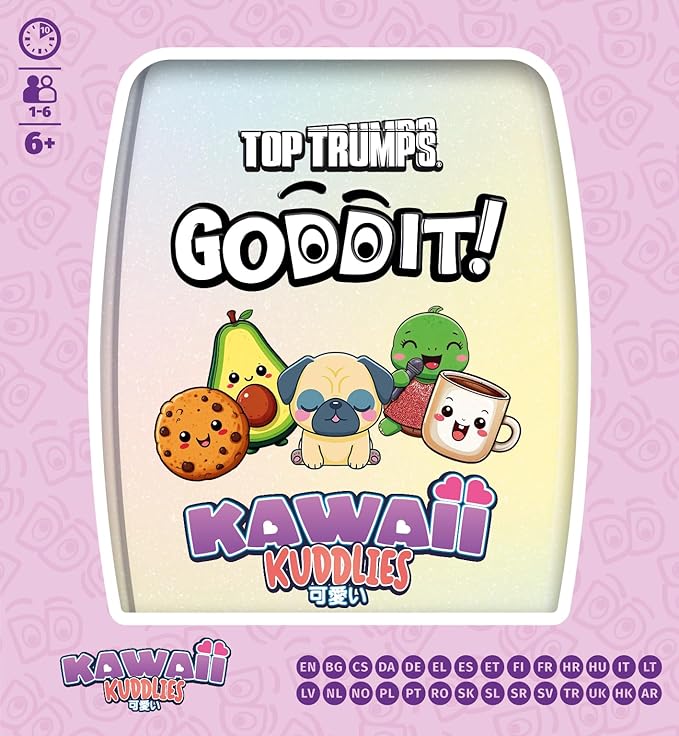 Top Trumps Kawaii Kuddlies Goddit! Card Game for Kids and Adults Family Game Travel Game 1 to 6 Players Makes a Great Gift for Ages 6 Plus