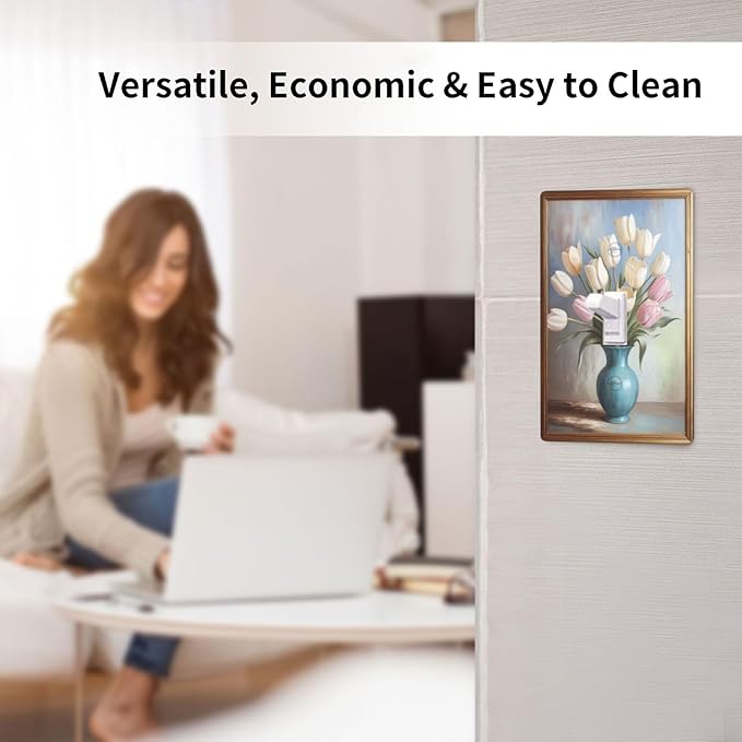 Decorative Art Light Switch Covers Tulips In Vase Single Toggle Wall Plate Decorative Switchcover Electrical Switchplate for Home Decor