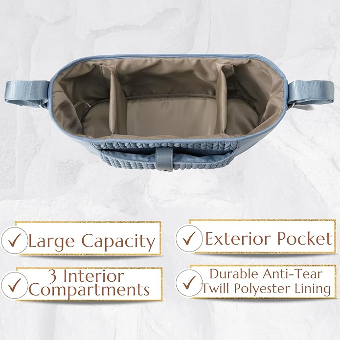 Universal Baby Stroller Organizer,Diaper Caddy Organizer with Adjustable Straps to Fits Nearly Any Strollers | Universal, Adjustable Straps